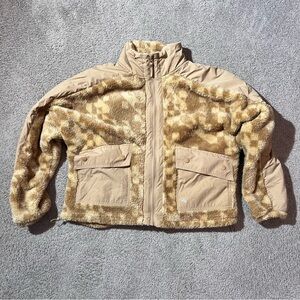 Tan and Cream Fleece Jacket
